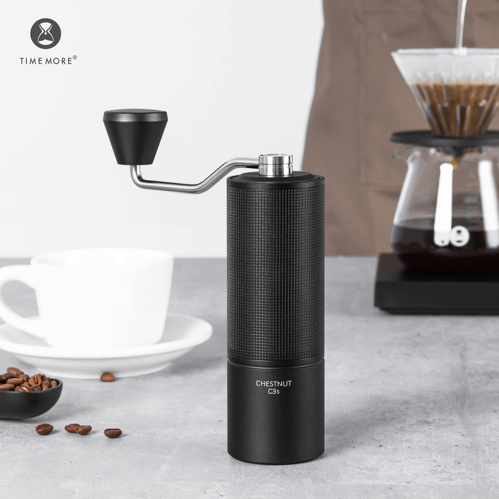 Manual Coffee Grinder with Adjustable Grind Setting Stainless Steel Conical Burr F945