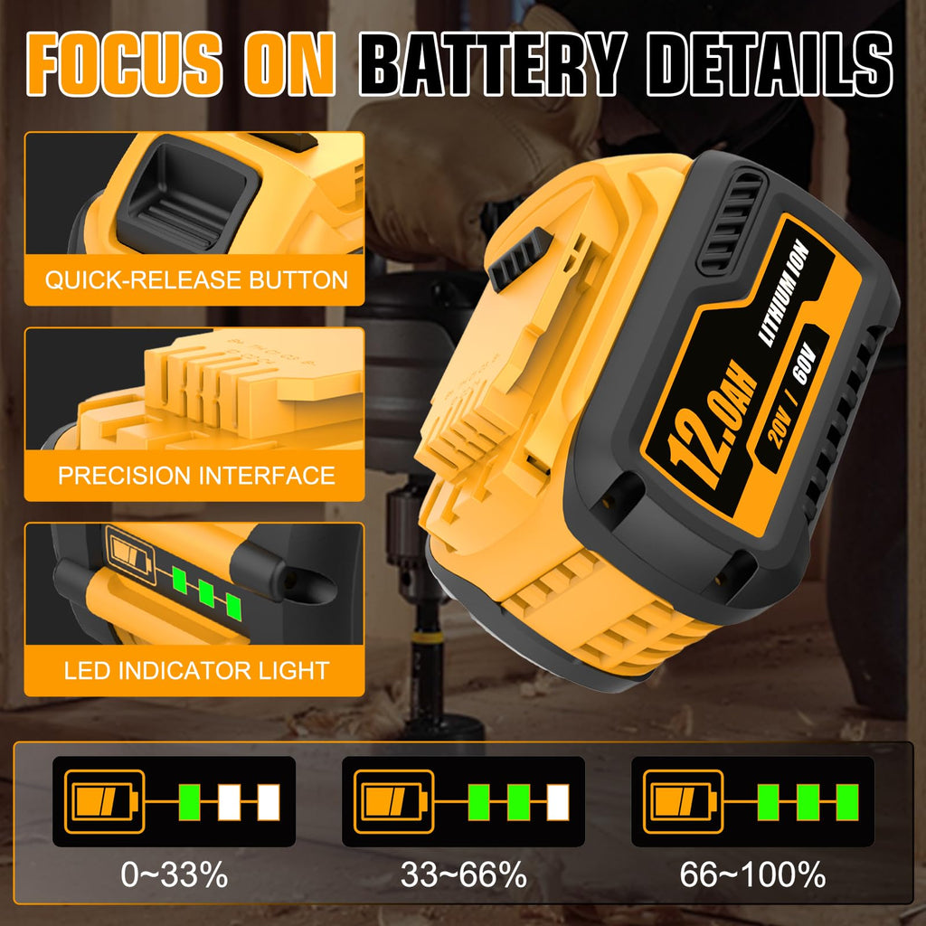 12.0Ah Replacement Battery P7483