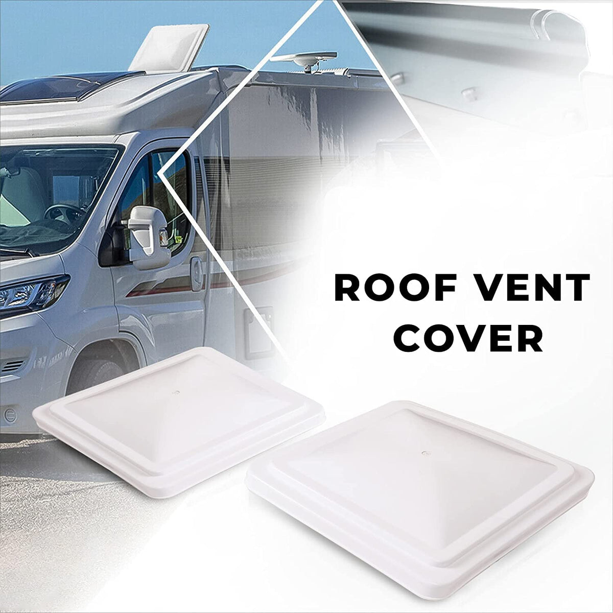 4 Pack 14" White Roof Vent Cover E896837