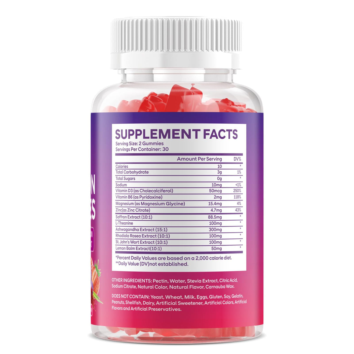 Strawberry Flavor 120 Count Gummies J2159