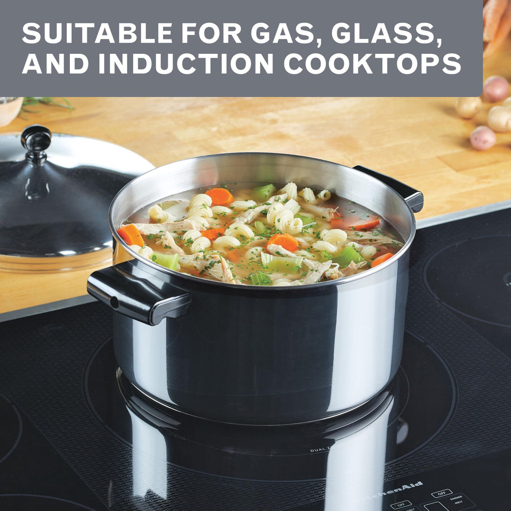 Stainless Steel 6-Quart Stockpot with Lid A842