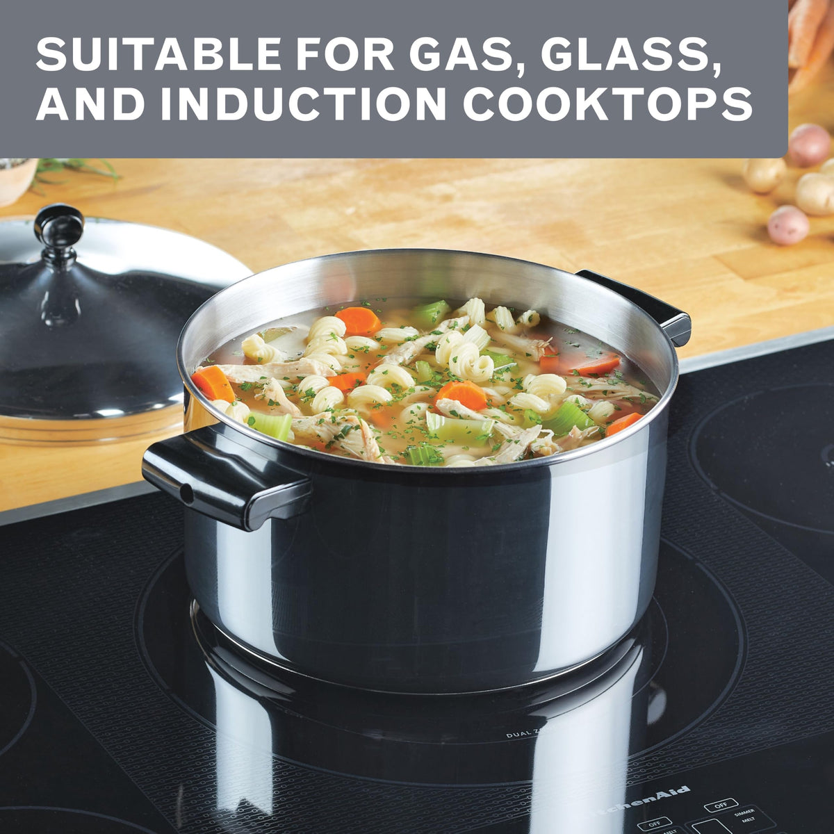 Stainless Steel 6-Quart Stockpot with Lid A842