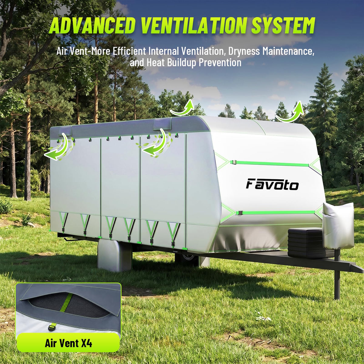 22-24 ft Travel Trailer Cover N671