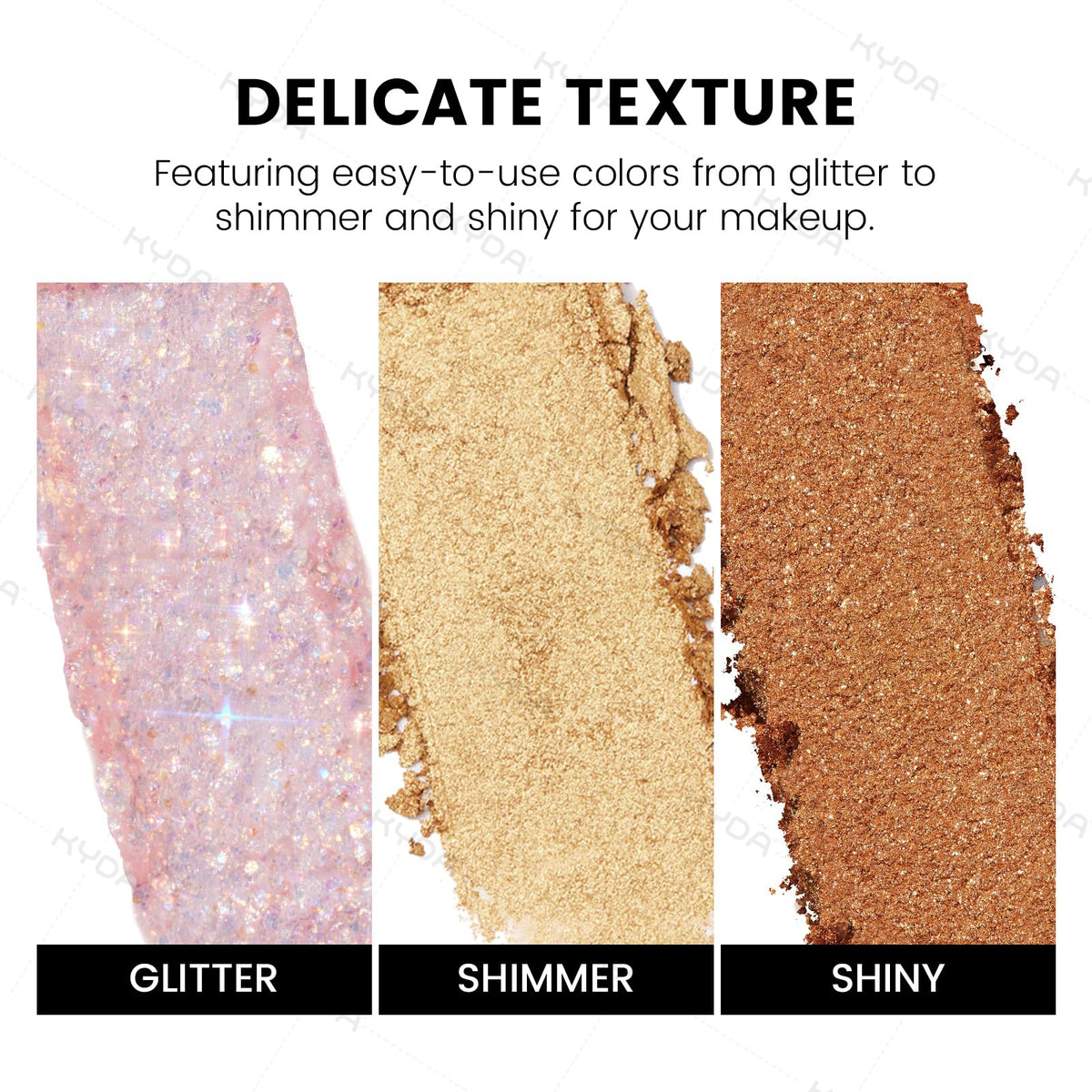 10 Colors Glitter Eyeshadow Palette Z4356