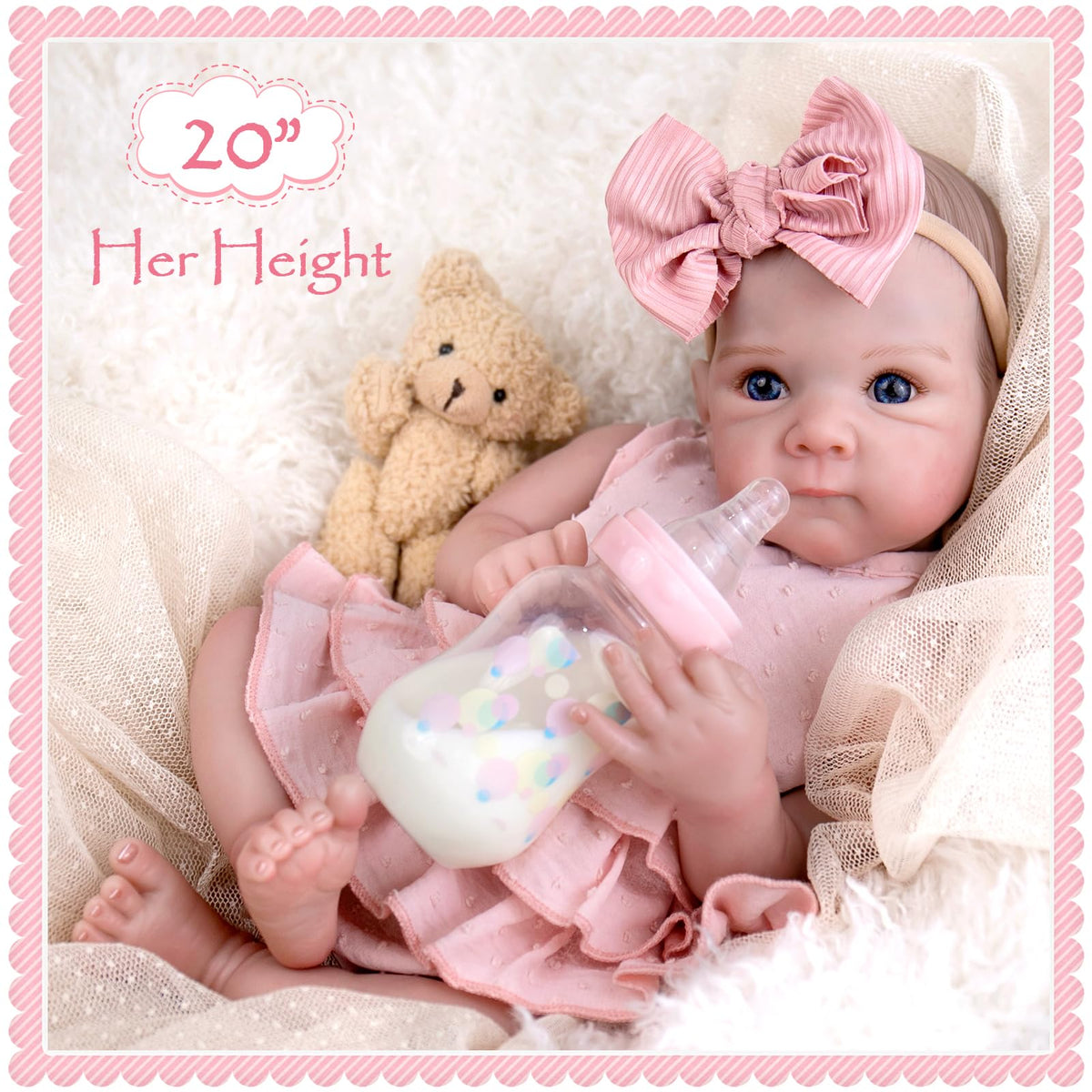 Reborn Baby Dolls with Poseable Limbs X932