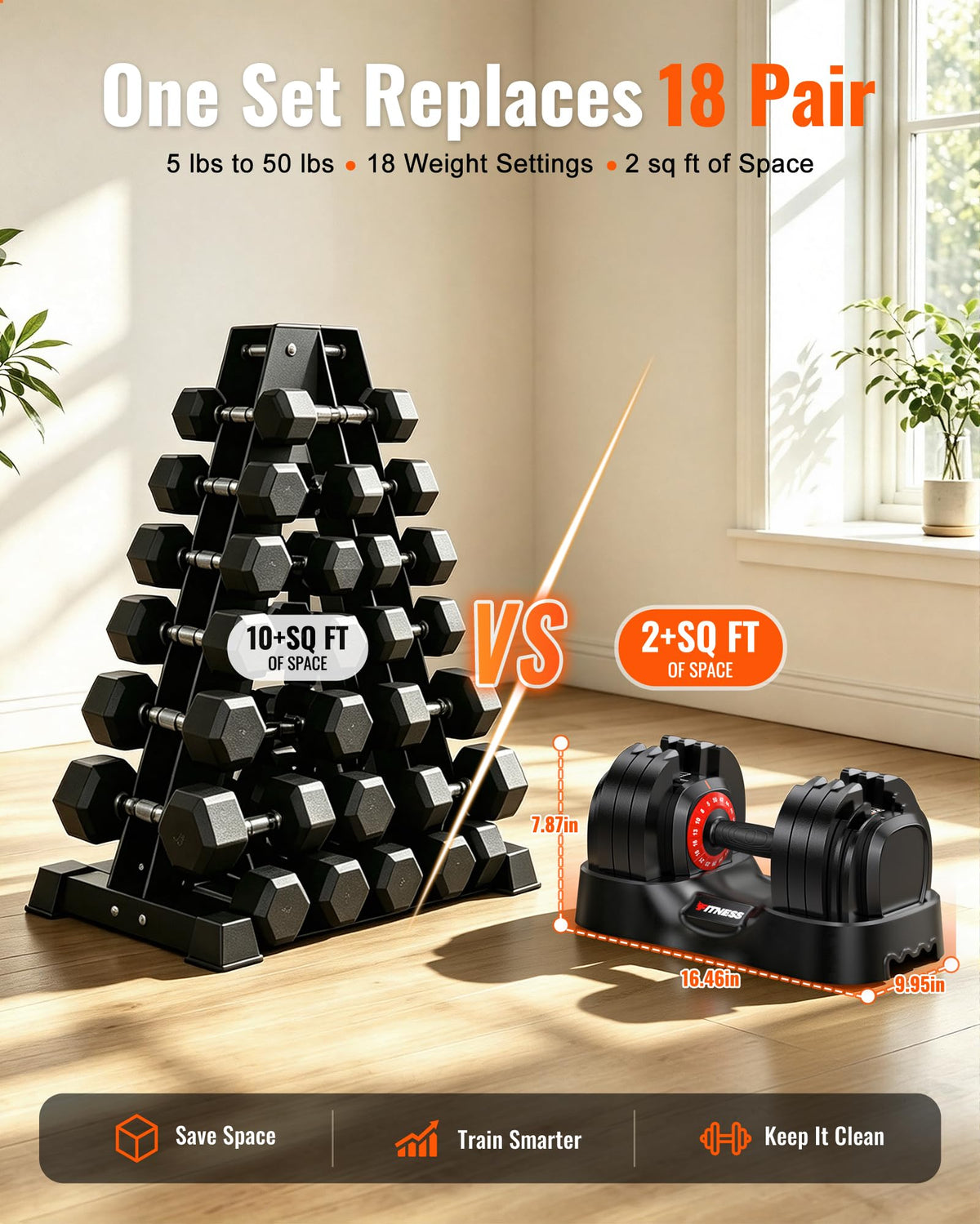 Adjustable Dumbbell Set J102943