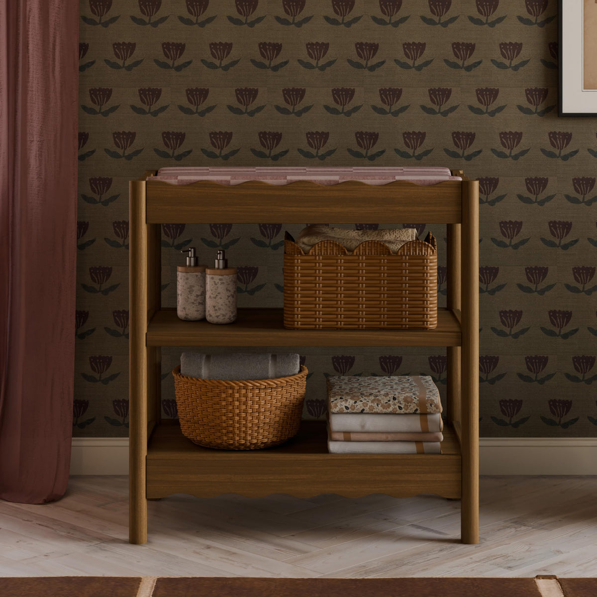 Changing Table in Natural Walnut P150381