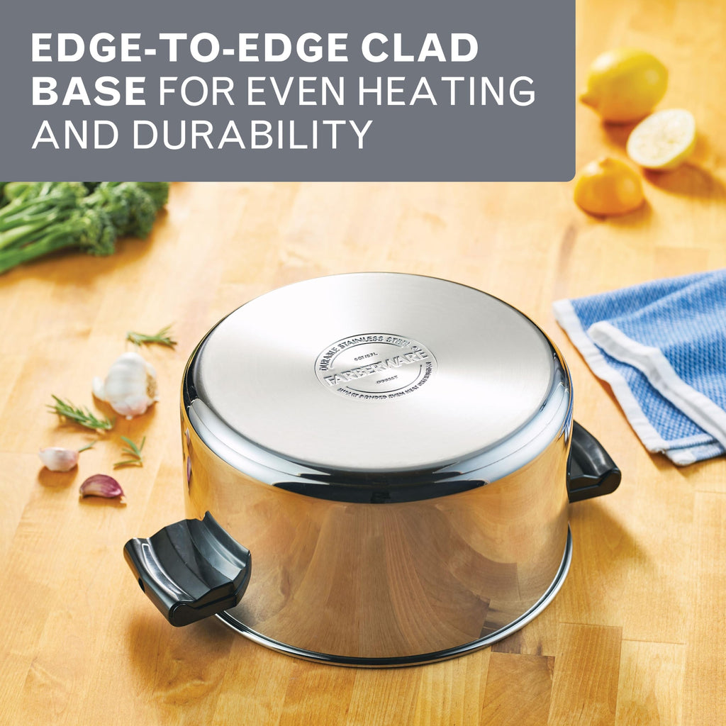 Stainless Steel 6-Quart Stockpot with Lid A842