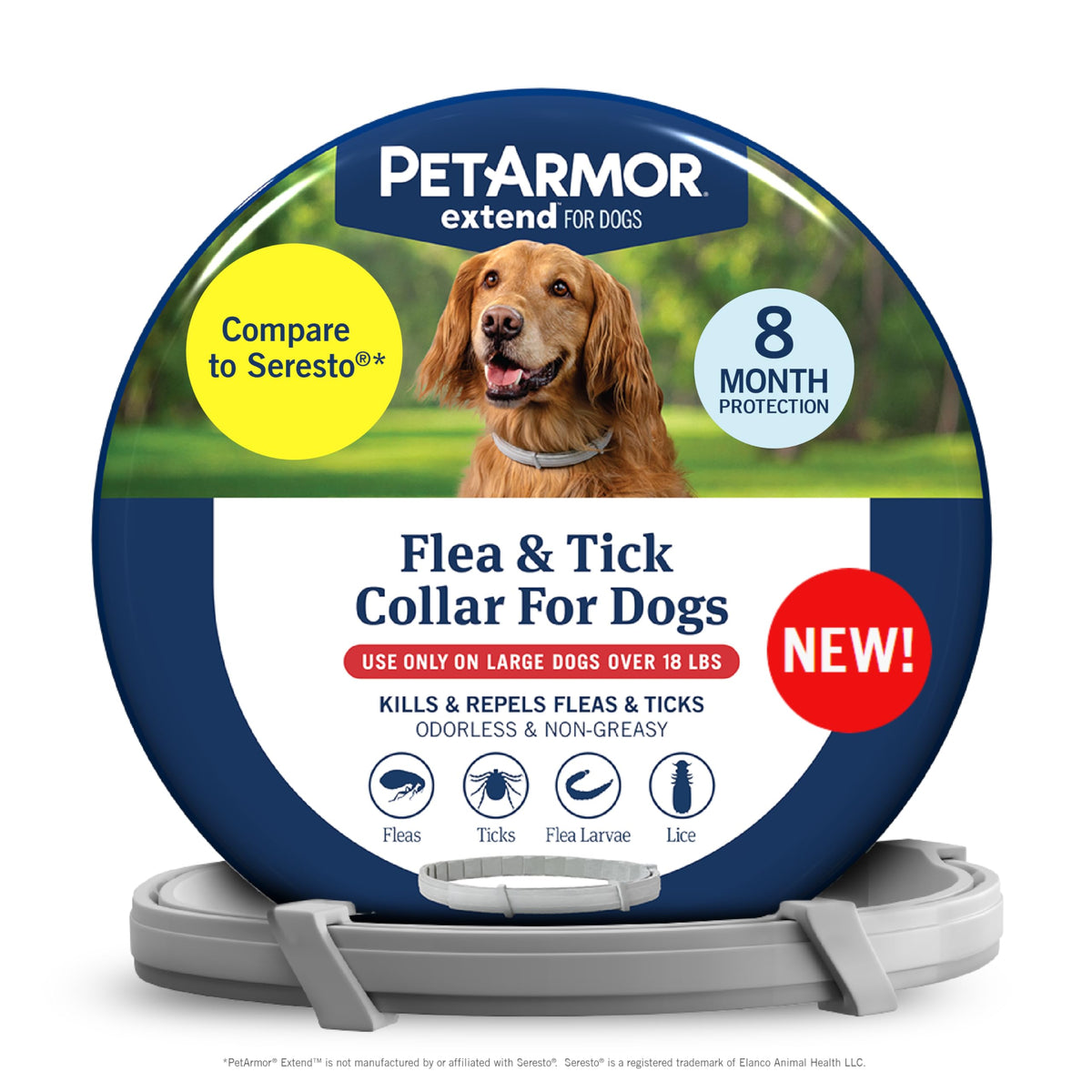 Large Dog Flea and Tick Collar 8 Months Protection L861