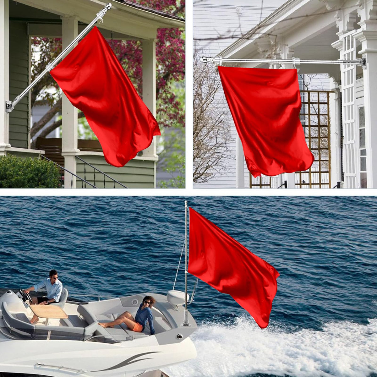 Stainless Steel Heavy Duty Flag Rod Holder K662