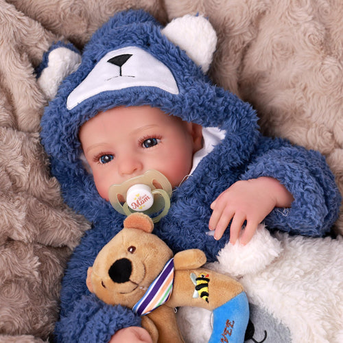 17 Inch Lifelike Reborn Baby Dolls Boy with Play Accessories L701