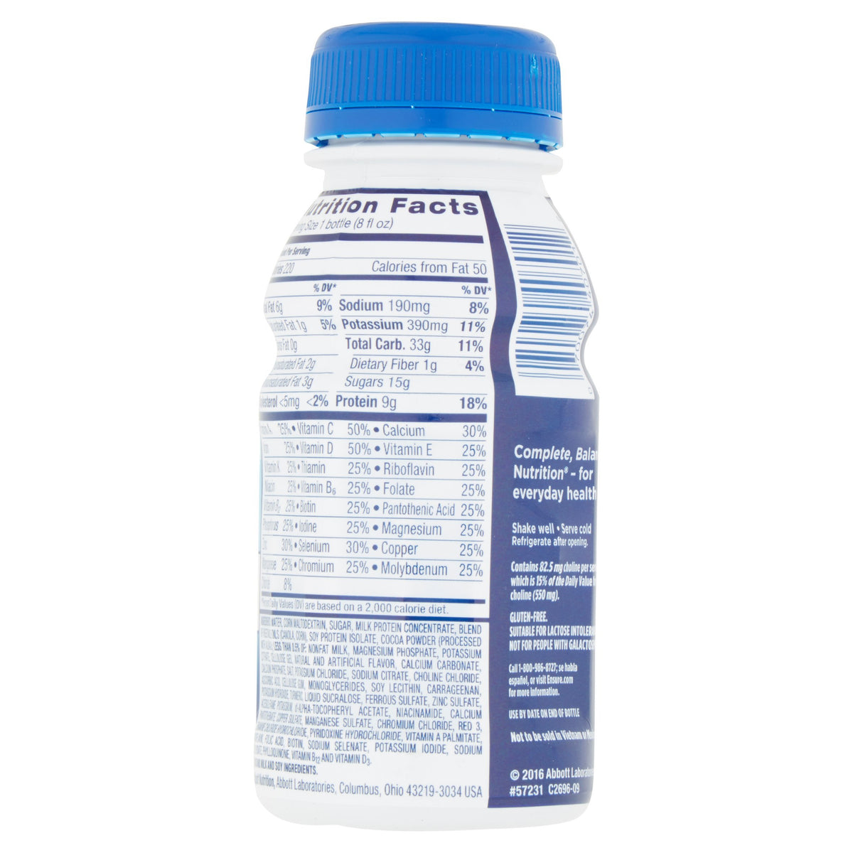 Original Nutrition Shake Milk Chocolate 8 Ounces 12 Count W6967