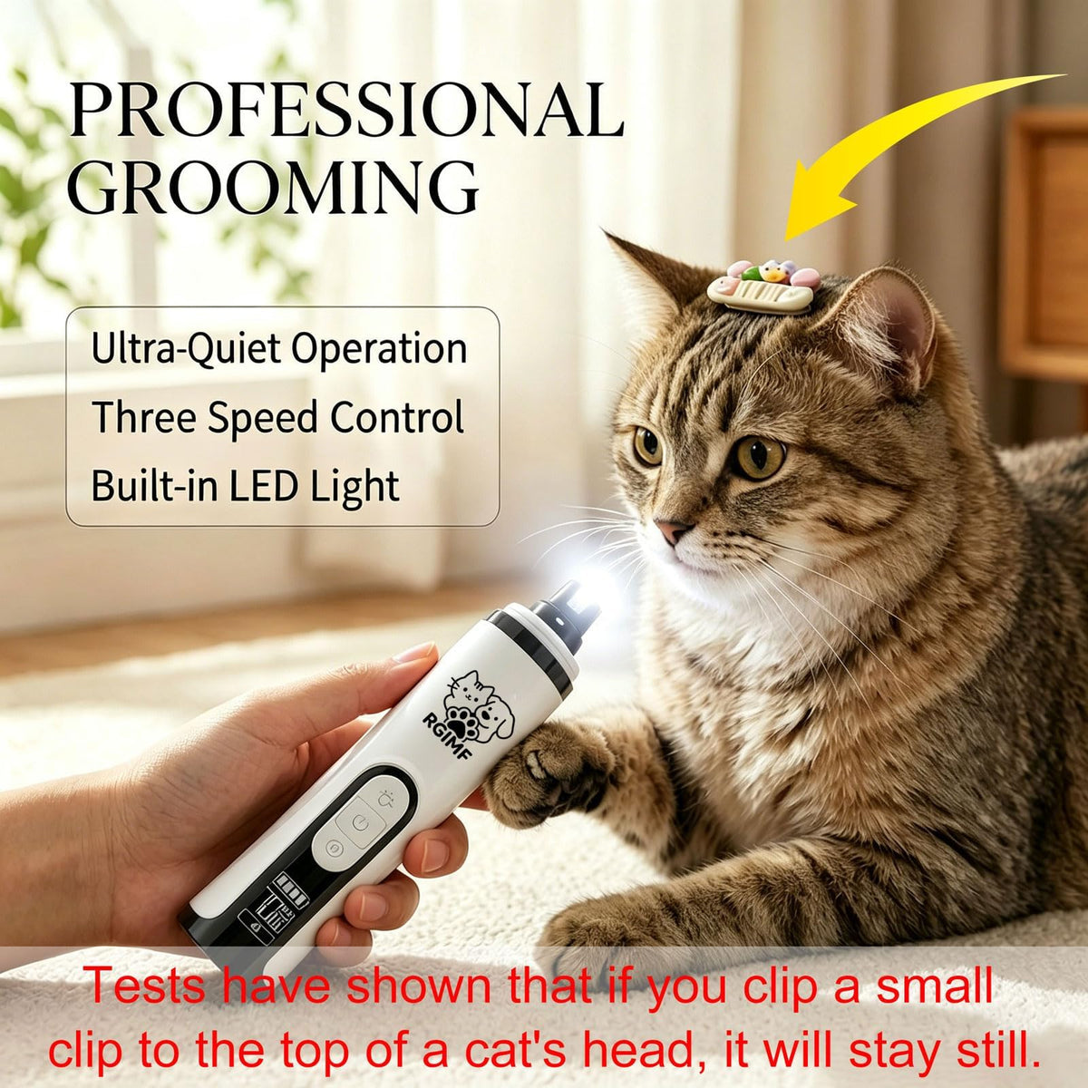 Dog Nail Grinder with Light B8271