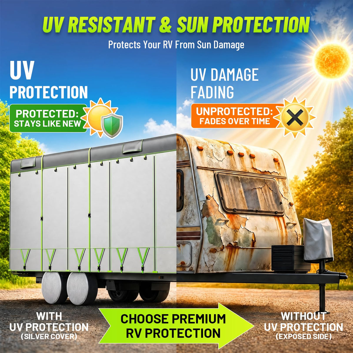 22-24 ft Travel Trailer Cover N671