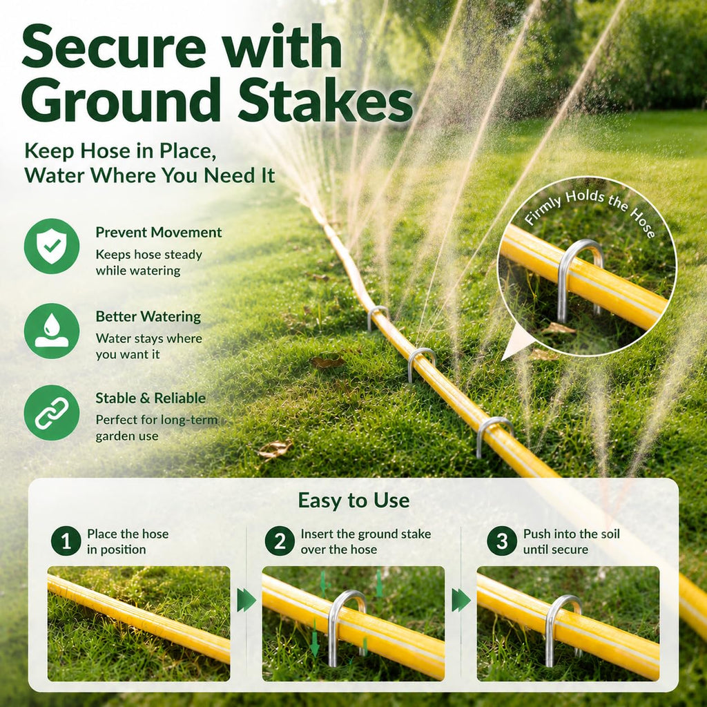 4-Pack 25 ft Sprinkler Soaker Hose A933