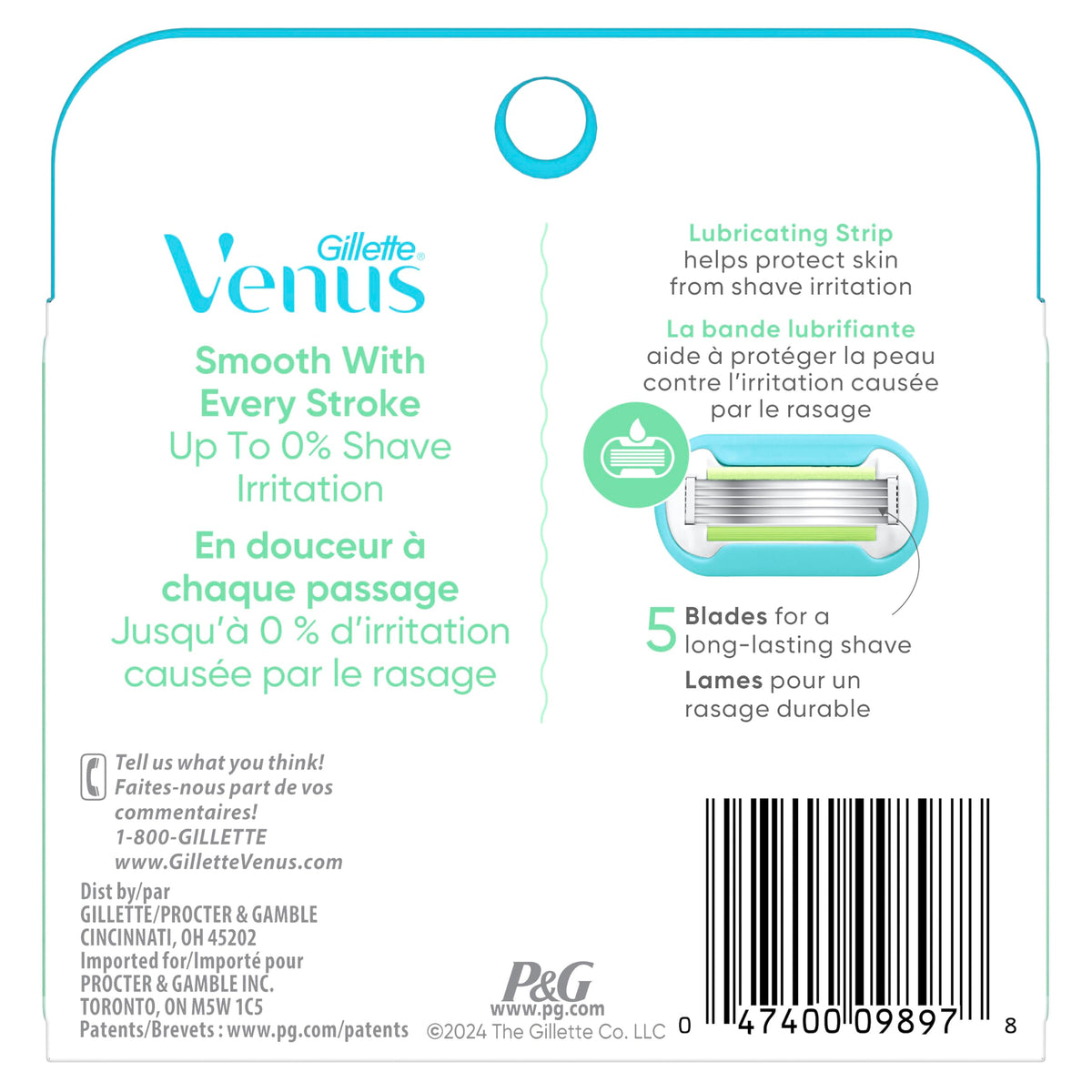 4 Count Womens Razor Blade Refills K66450