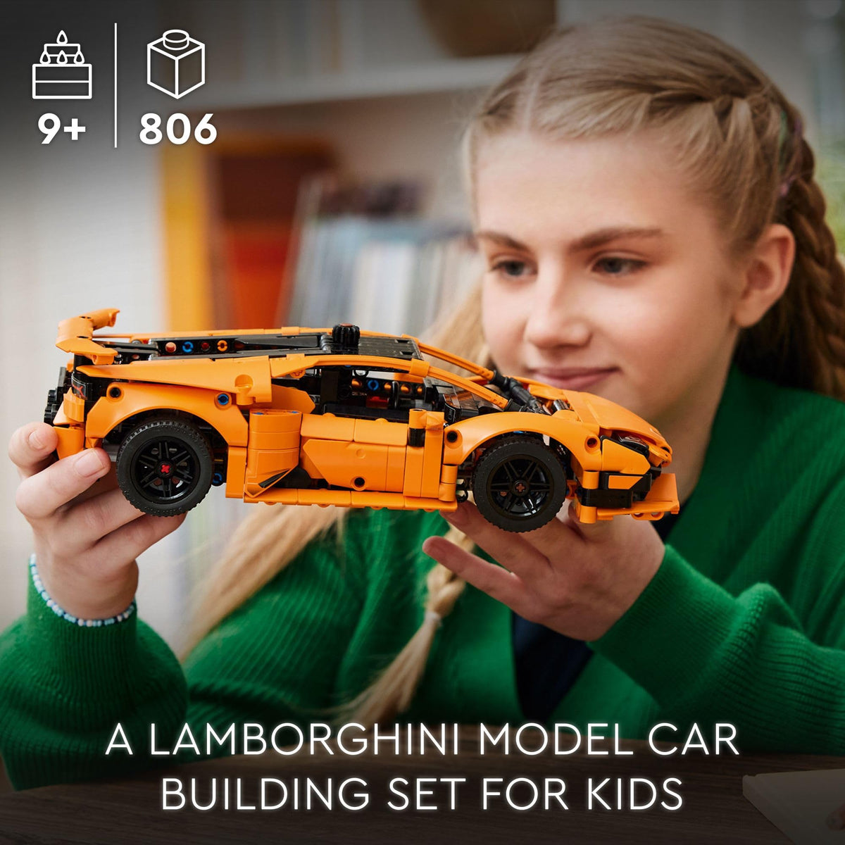 Orange Building Toy Car O285952