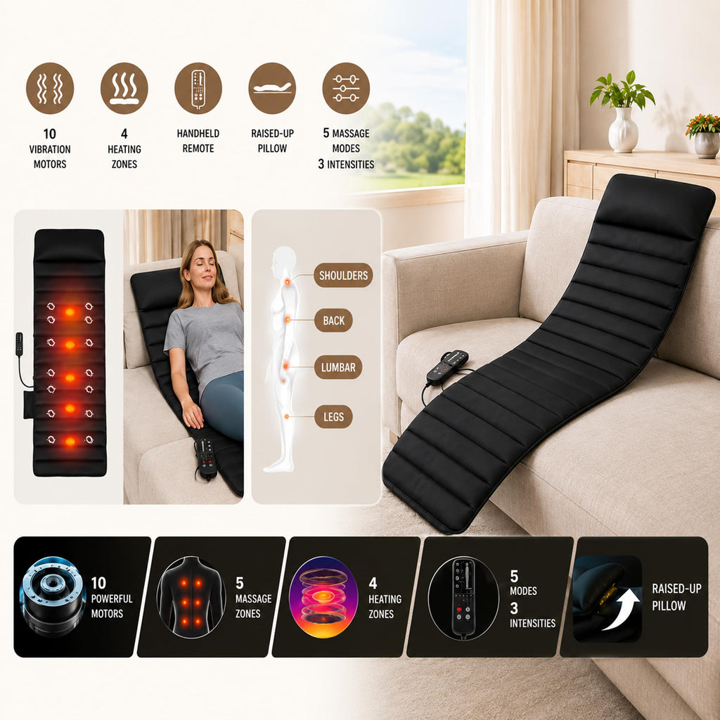 Vibration Massage Mat with Heat Q893196