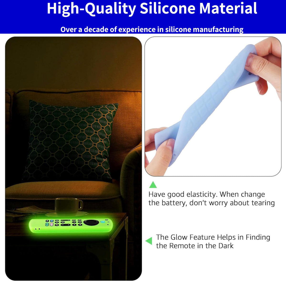 Glow in the Dark Remote Cover with Lanyard P664987