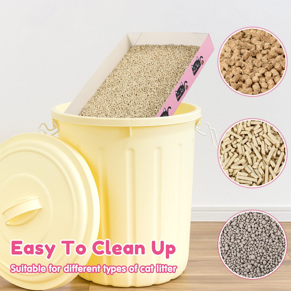 30 Pack Disposable Paper Cat Litter Box Z7525