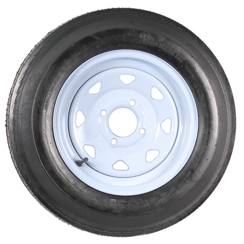 2-Pack Trailer Tire Rim Assembly 12 Inch 4 Lug H966095