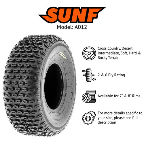 19x7-8 Tubeless 2 Ply Tire X545