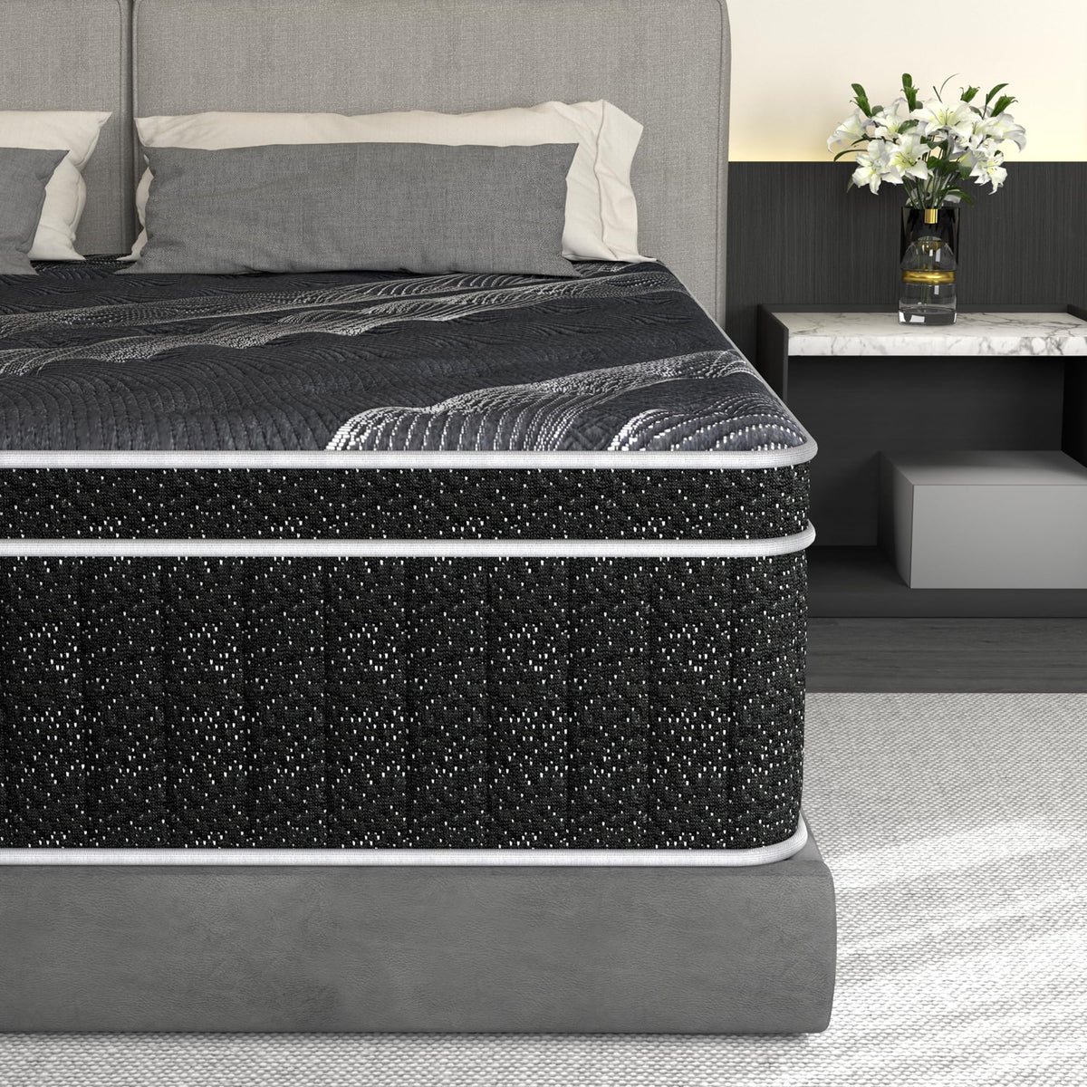 Full Size 12 inch Hybrid Memory Foam Mattress K957